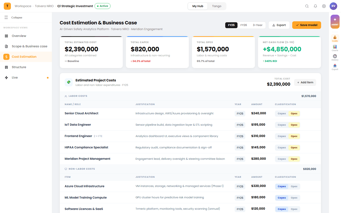 Budget — portfolio budget planning and tracking